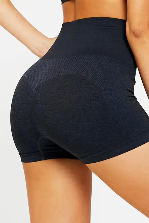 High Waist Yoga Shorts and Sports Leggings Set