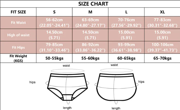 Women's Antibacterial Belly Control Briefs
